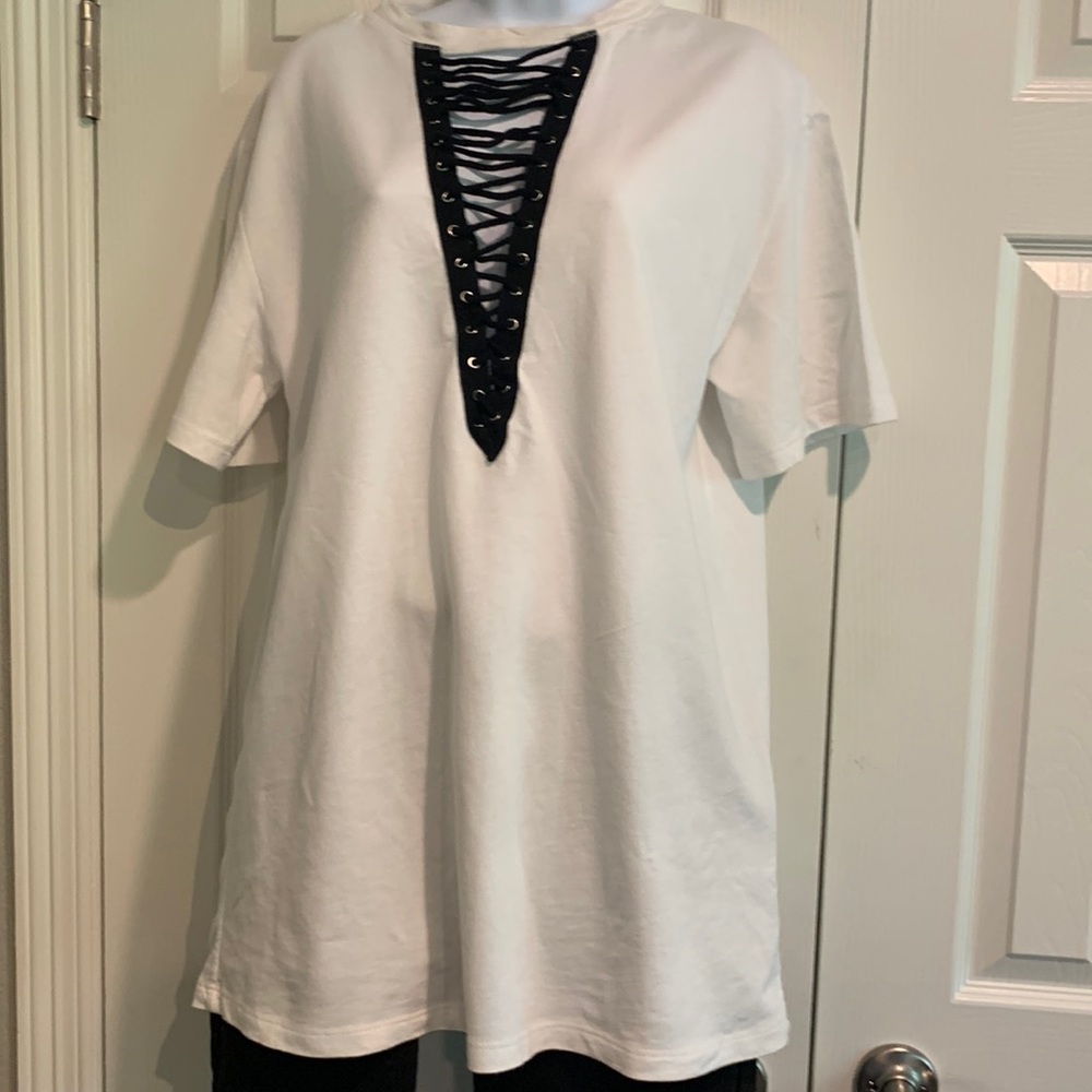 Dance and Marvel Lace up Tee